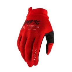 100 Percent ITrack Long Finger Gloves - Fluo Yellow -Castelli Store 10015 003