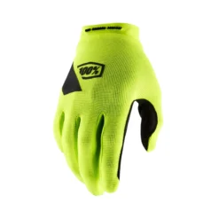 100 Percent Ridecamp Long Finger Gloves - Fluo Yellow -Castelli Store 10018 004