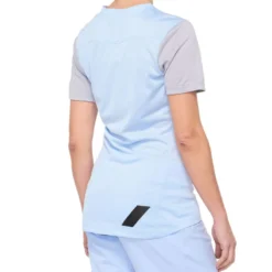 100 Percent Ridecamp Womens Short Sleeve Jersey - Powder Blue/Grey -Castelli Store 100RidecampWJerseyPBG 2