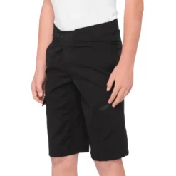 100 Percent Ridecamp Youth Baggy Shorts - Black -Castelli Store 100RidecampYShortsBlack