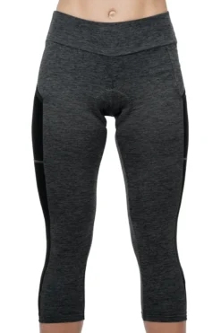 Cube ATX Womens Cropped Tights - Grey Melange -Castelli Store 11105 2