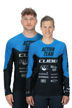 Cube Edge Round Neck Long Sleeve Jersey - X Action Team -Castelli Store 11144 2
