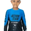 Cube Junior X Action Team Long Sleeve Jersey - Black/Blue -Castelli Store 11147 2