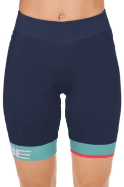 Cube Teamline Womens Lycra Shorts - Blue/Mint -Castelli Store 11159 2