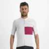 Sportful Snap Men's Short Sleeve Jersey - Ash Grey/Cyclamen -Castelli Store 112203422p 171 01 651Wx651H