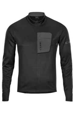 Cube ATX Full Zip Long Sleeve Jersey - Black -Castelli Store 11471 1
