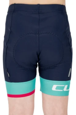 Cube Junior Lycra Cycling Shorts - Blue/Mint 8 Cube Junior Lycra Cycling Shorts - Blue/Mint -Castelli Store 11490 3