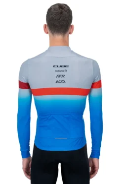 Cube Teamline Long Sleeve Jersey - Blue/Red/Grey -Castelli Store 11492 3