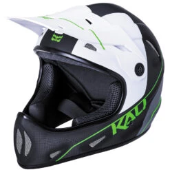 Kali Alpine Carbon Pulse Full Face MTB Helmet - Matt Black/White -Castelli Store 15216 zz k0211020234 1
