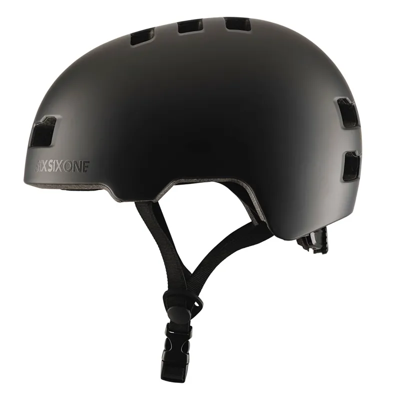 SixSixOne Terra BMX Helmet - Black 3 SixSixOne Terra BMX Helmet - Black