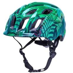 Kali Chakra Child Lighted Kids Helmet - Jungle Gloss Blue -Castelli Store 17 64