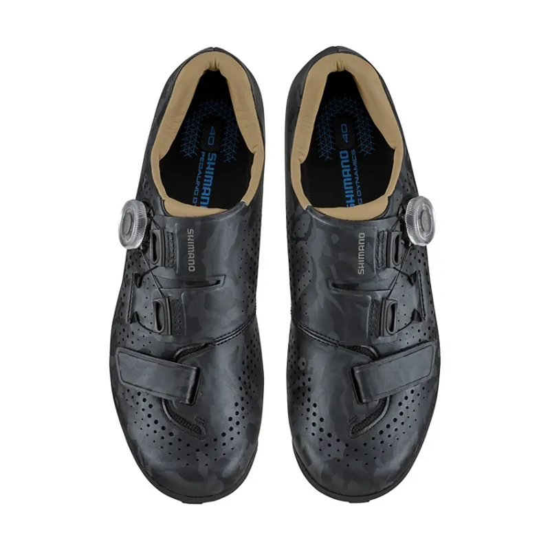 Shimano RX600W Women's Clipless Gravel Road Shoes - Black 4 Shimano RX600W Women's Clipless Gravel Road Shoes - Black - Image 2