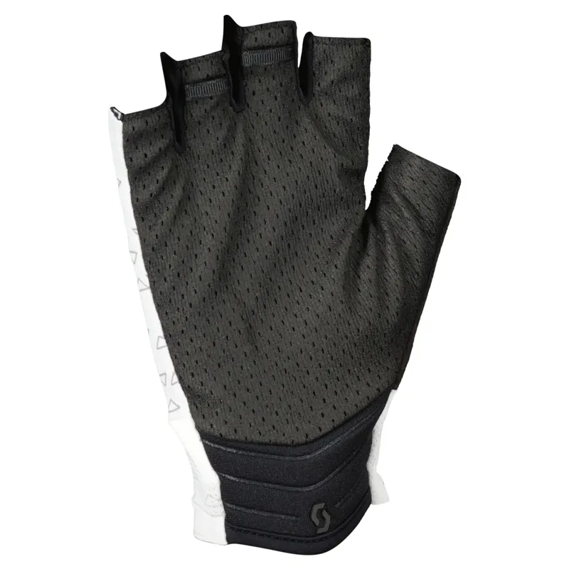 Scott RC Pro Short Finger Gloves - White/Black 4 Scott RC Pro Short Finger Gloves - White/Black - Image 2