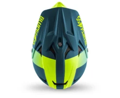 Bluegrass Intox Full Face MTB Helmet - Petrol Blue/Fluro Yellow -Castelli Store 29288BLU 4