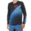 100 Percent R-Core X Men's Long Sleeve Jersey - Grey/Racer Red -Castelli Store 40000 00005 1