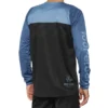 100 Percent R-Core Men's Long Sleeve Jersey - Black/Slate Blue -Castelli Store 40005 00005 2