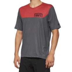 100 Percent Airmatic Men's Short Sleeve Jersey - Black/Charcoal -Castelli Store 40014 00010