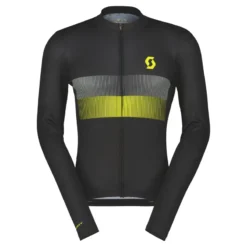 Scott RC Team 10 Men's Long Sleeve Jersey - Black/Sulphur Yellow -Castelli Store 4031305024