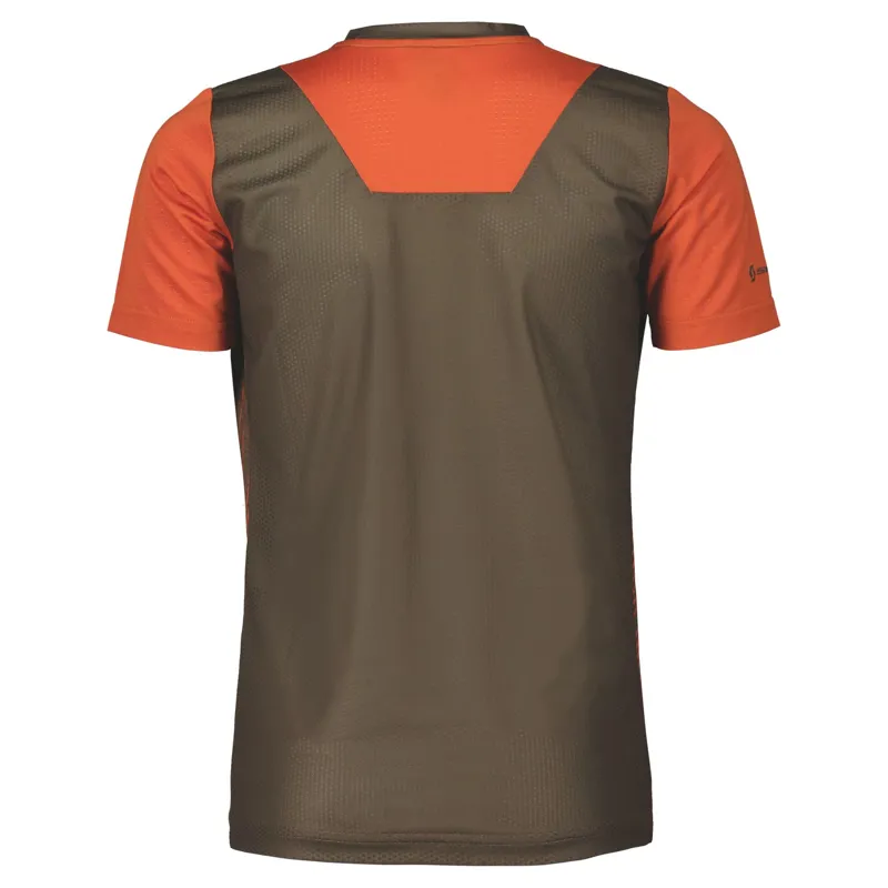 Scott Trail Vertic 10 Junior Short Sleeve Jersey - Braze Orange/Shadow Brown 3 Scott Trail Vertic 10 Junior Short Sleeve Jersey - Braze Orange/Shadow Brown