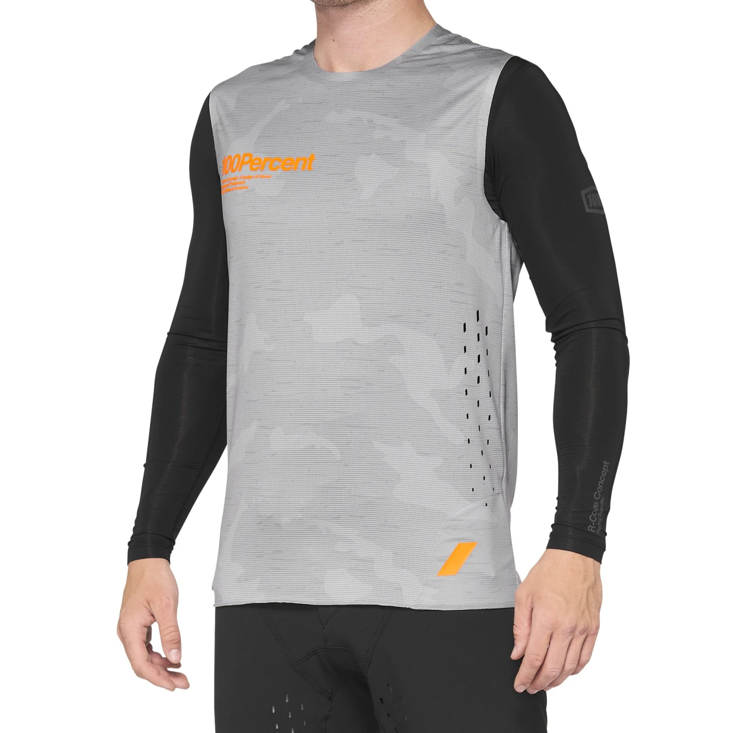 100 Percent R-Core Concept Long Sleeve Jersey - Yellow 4 100 Percent R-Core Concept Long Sleeve Jersey - Yellow - Image 2