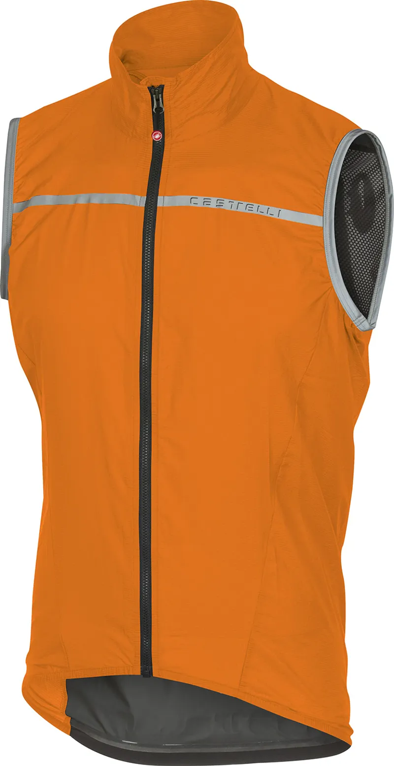 Castelli Superleggera Windproof Gilet - Orange 3 Castelli Superleggera Windproof Gilet - Orange