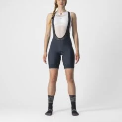 Castelli Prima Women's Bib Shorts - Black/Skylight -Castelli Store 452006222p 414 01 1400Wx1400H