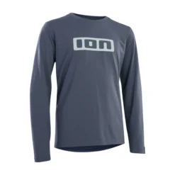 ION Logo DR Long Sleeve Youth MTB Jersey - Cloud Blue -Castelli Store 47220 5011755