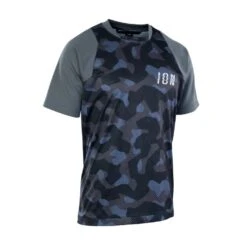 Ion Scrub Men's Short Sleeve MTB Jersey - Black