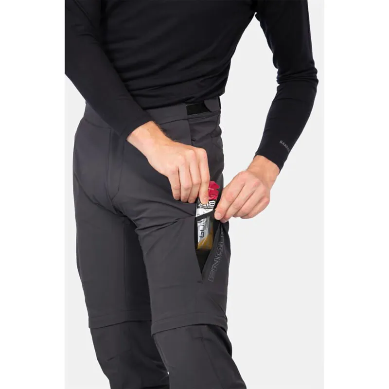 Endura GV500 Zip-Off Men's MTB Trouser - Black 9 Endura GV500 Zip-Off Men's MTB Trouser - Black - Image 7