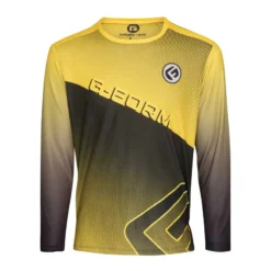 G-Form Podium Men's Long Sleeve Jersey - Race Yellow/White -Castelli Store 6966643 zz js9200063 2