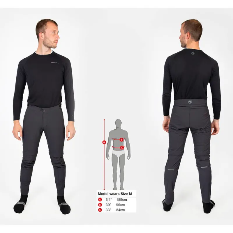 Endura GV500 Zip-Off Men's MTB Trouser - Black 10 Endura GV500 Zip-Off Men's MTB Trouser - Black - Image 8