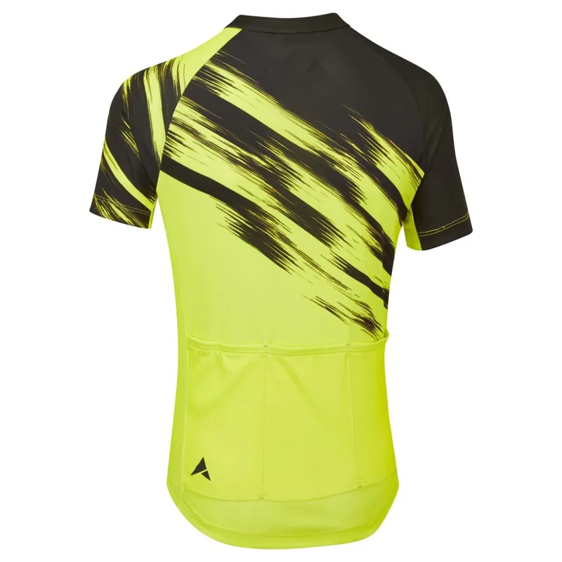 Altura Airstream Kids Short Sleeve Jersey - Hi-Viz Yellow/Olive 3 Altura Airstream Kids Short Sleeve Jersey - Hi-Viz Yellow/Olive