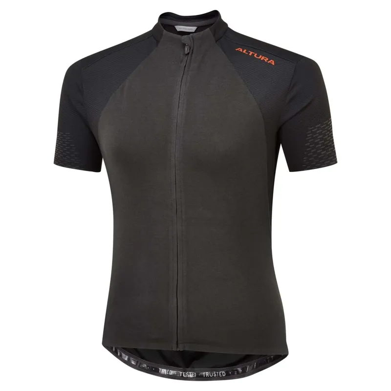Altura Endurance Womens Short Sleeve Jersey - Charcoal/Orange 5 Altura Endurance Womens Short Sleeve Jersey - Charcoal/Orange - Image 3