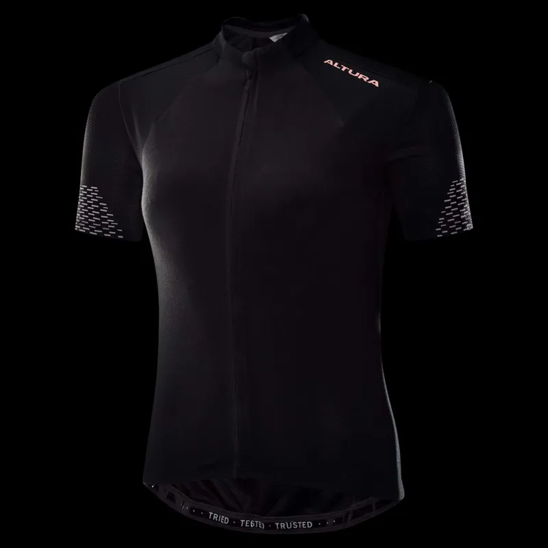 Altura Endurance Womens Short Sleeve Jersey - Charcoal/Orange 6 Altura Endurance Womens Short Sleeve Jersey - Charcoal/Orange - Image 4
