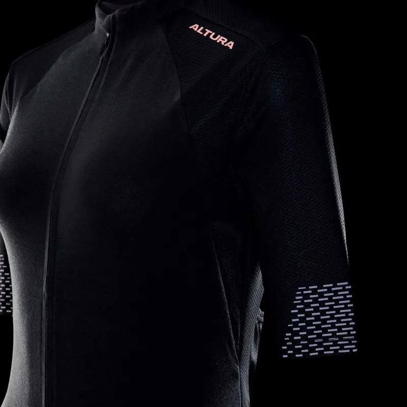 Altura Endurance Womens Short Sleeve Jersey - Charcoal/Orange 3 Altura Endurance Womens Short Sleeve Jersey - Charcoal/Orange