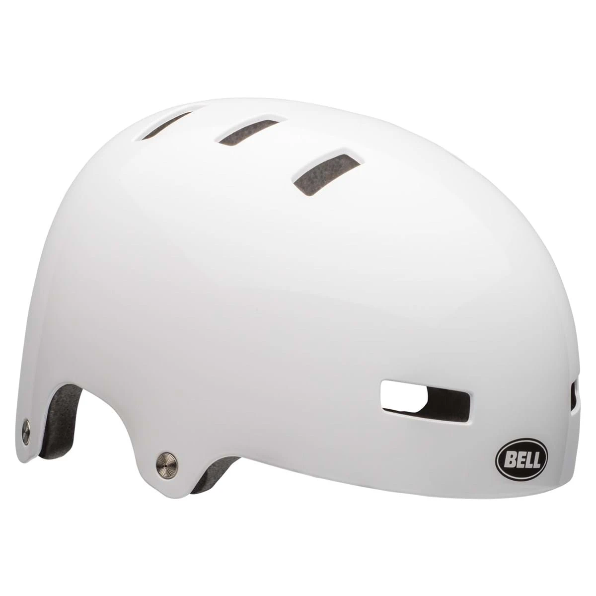 Bell Local BMX/Skate Helmet - Matte Black/White Fasthouse 16 Bell Local BMX/Skate Helmet - Matte Black/White Fasthouse - Image 14