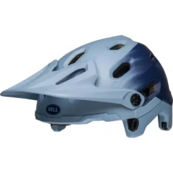 Bell Super DH MIPS Full Face Helmet - Matt Light Blue/Navy -Castelli Store BEHSUDHMATLBLUNAV 1