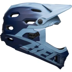 Bell Super DH MIPS Full Face Helmet - Matt Light Blue/Navy -Castelli Store BEHSUDHMATLBLUNAV 5