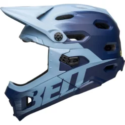 Bell Super DH MIPS Full Face Helmet - Matt Light Blue/Navy -Castelli Store BEHSUDHMATLBLUNAV 6