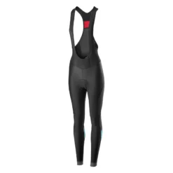 Castelli Velocissima Womens Bibtights - Black/Celeste -Castelli Store CS19544BLKCeleste