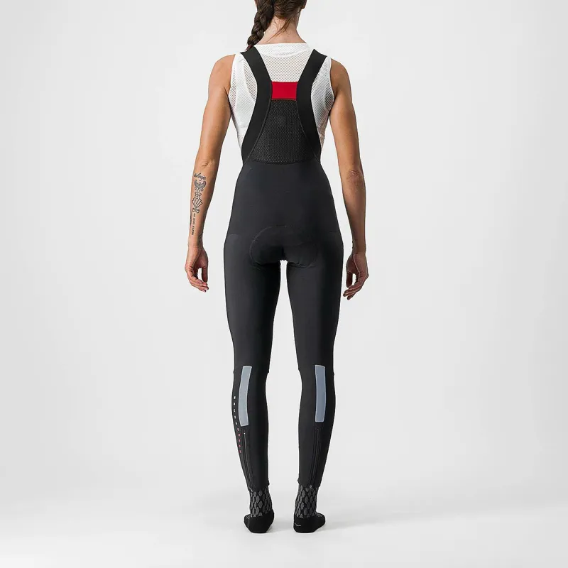Castelli Sorpasso RoS Women's Bibtights - Black/Reflex 3 Castelli Sorpasso RoS Women's Bibtights - Black/Reflex