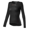 Castelli Prosecco Tech Womens Long Sleeve Base Layer - Black -Castelli Store CS20567BLK 1
