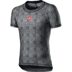 Castelli Pro Mesh Mens Short Sleeve Base Layer - Black/White 8 Castelli Pro Mesh Mens Short Sleeve Base Layer - Black/White -Castelli Store CS21022BlackWhite