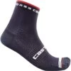 Castelli Rosso Corsa Pro 9 Socks - White -Castelli Store CS21027SavileBlue 1