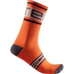 Castelli Prologo 15 Men's Socks - Steel Blue/Pop Orange/Black -Castelli Store CS2102865609 d9c7c46f 939f 42b6 a869 dad1d17cb438