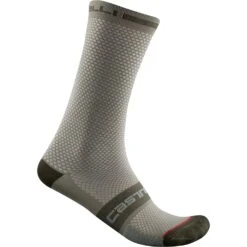 Castelli Superleggera T 18 Men's Socks - Bordeaux -Castelli Store CS21029Green