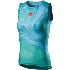 Castelli Pro Mesh Womens Sleeveless Base Layer - Celeste -Castelli Store CS21060Celeste