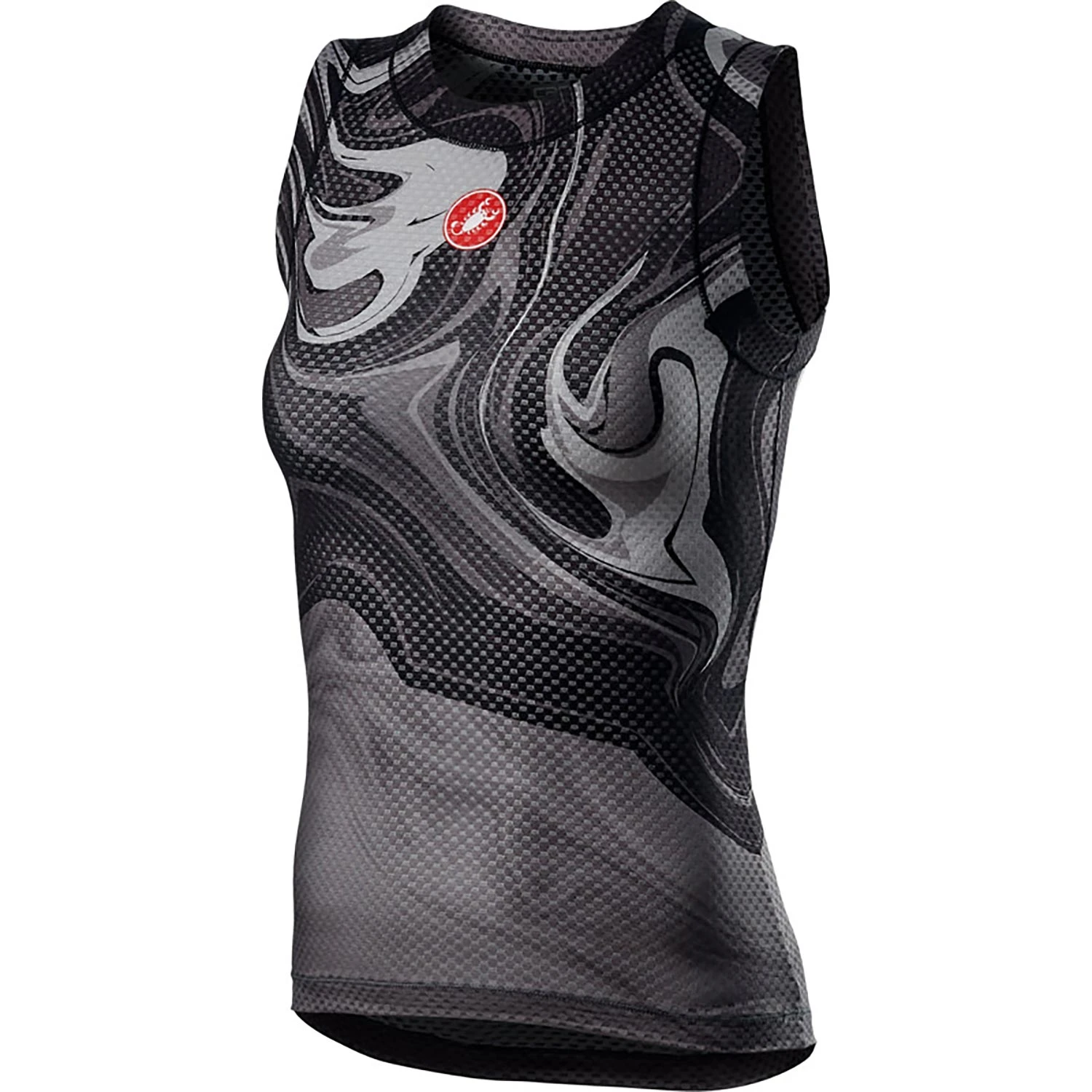 Castelli Pro Mesh Womens Sleeveless Base Layer - Saffron 7 Castelli Pro Mesh Womens Sleeveless Base Layer - Saffron - Image 5