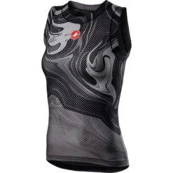 Castelli Pro Mesh Womens Sleeveless Base Layer - Light Black -Castelli Store CS21060LightBlack
