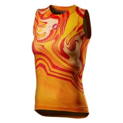 Castelli Pro Mesh Womens Sleeveless Base Layer - Light Black -Castelli Store CS21060Saffron 1